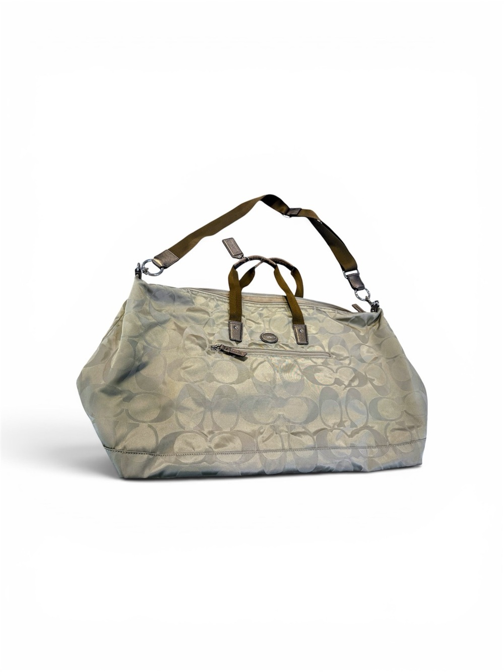 ❤️ WEEKEND SALE Coach Getaway Signature Nylon Duffle Shoulder Bag